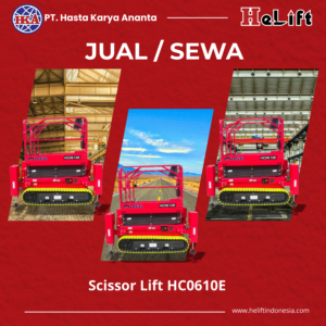 Rental scissor lift HC0610E 8 meter