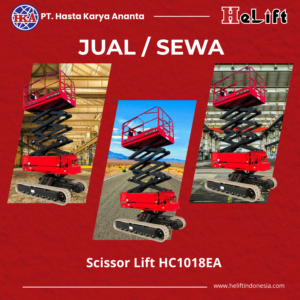 scissor lift HC1018EA sewa / rental