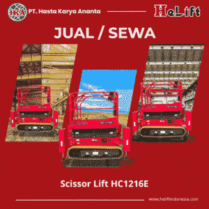 Rental Scissor lift 12 meter Jakarta (HC1216E)