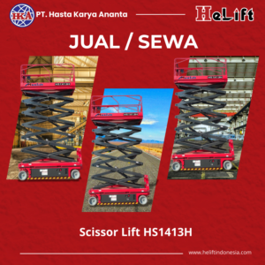 Sewa Scissor lift HS1413H 16 meter
