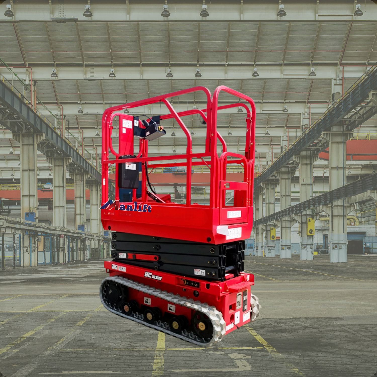 Rental Scissor lift 6.5 meter Gresik (HC0507E) Sewa scissor lift hc0507e harian mingguan bulanan