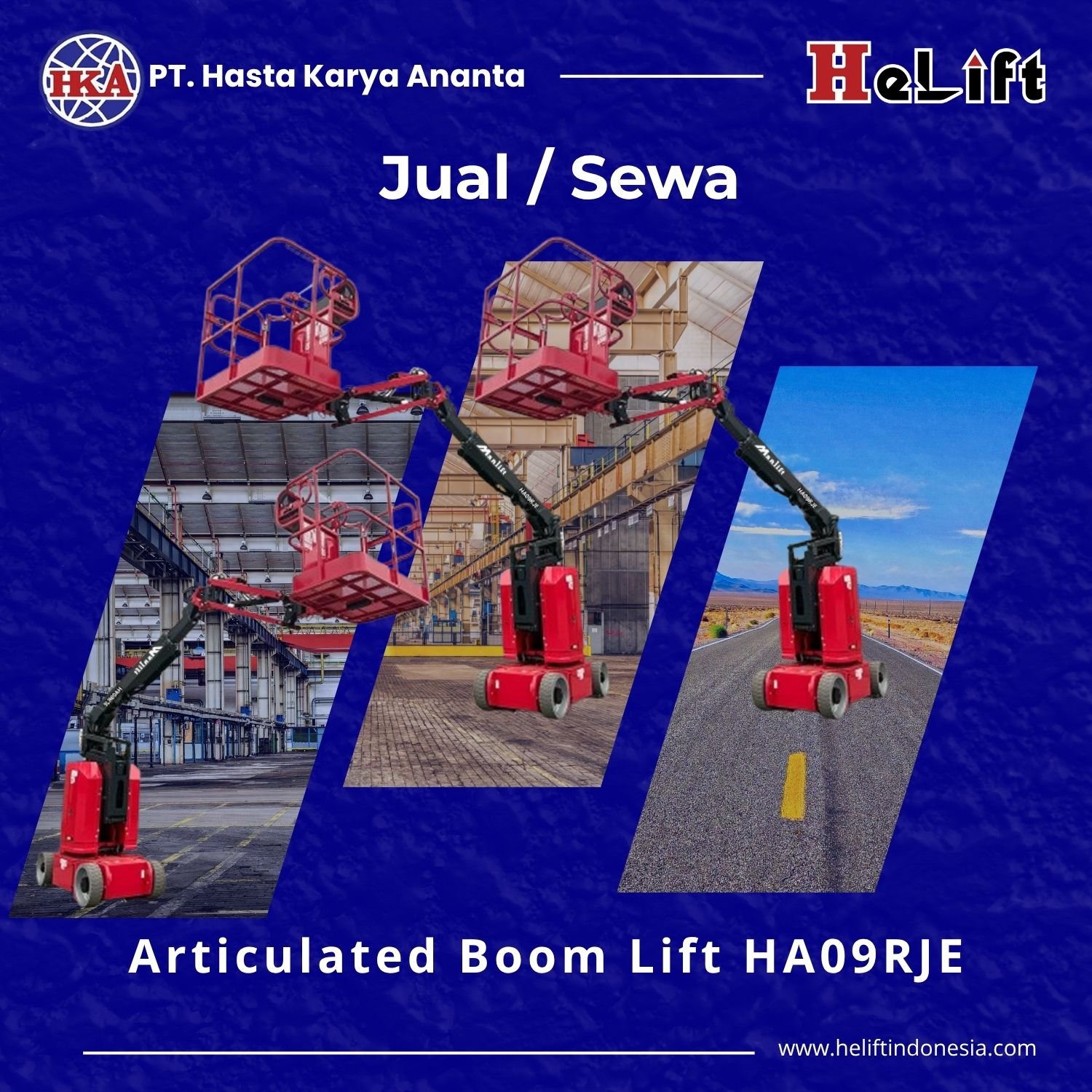 Boom Lift 10 Meter (HA09RJE) Rental Boom Lift 10 Meter (HA09RJE)