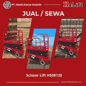 Rental Scissor Lift 8 Meter (HS0812E)