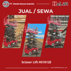 Rental Scissor Lift 12 Meter (HS1012E)