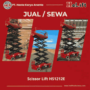 Rental Scissor Lift 14 Meter (HS1212E)