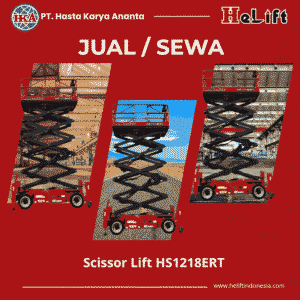 Rental Scissor Lift 14 Meter (HS1218ERT)