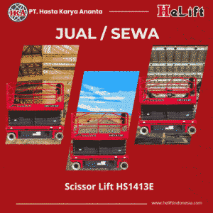 Rental Scissor Lift 14 Meter (HS1413E)