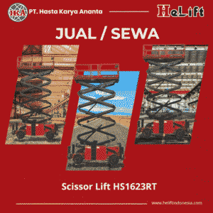 Rental Scissor Lift 16 Meter (HS1623RT)
