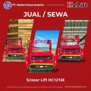 Rental Scissor lift 12 meter Jakarta (HC1216E)