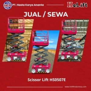 Rental scissor lift 7 meter (HS0507E)