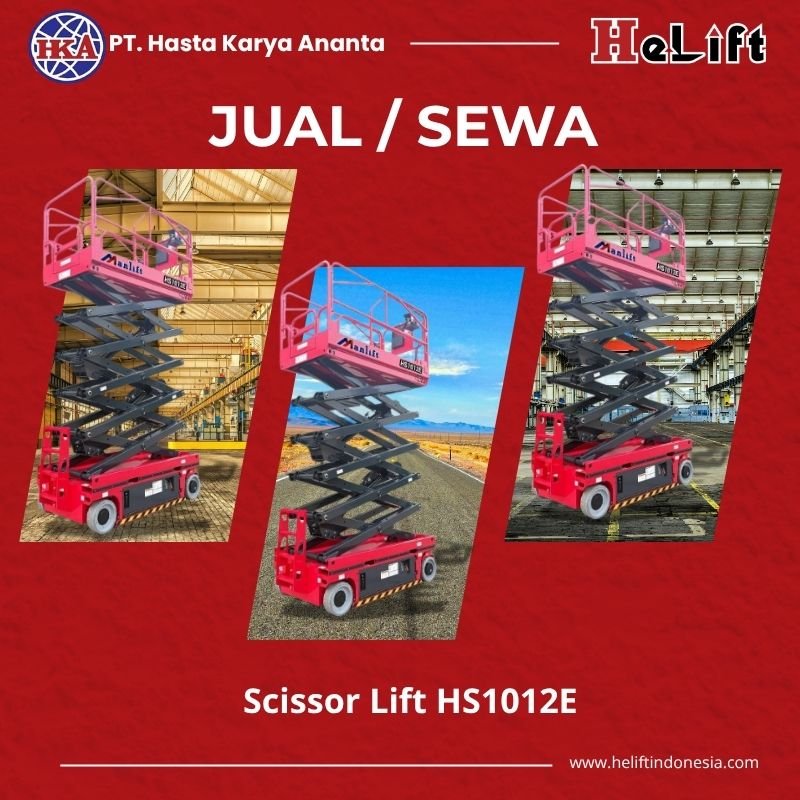 Scissor Lift 12 Meter (HS1012E) Rental Scissor Lift 12 Meter (HS1012E)