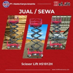Rental Scissor lift 12 Meter area cilegon (HS1012H)