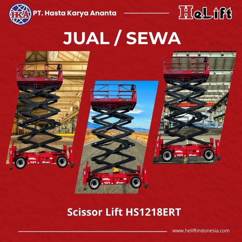Scissor Lift 14 Meter (HS1218ERT) Rental Scissor Lift 14 Meter (HS1218ERT)