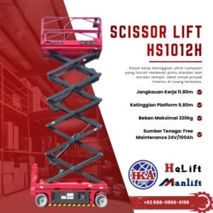 Scissor Lift HS1012H - 12 meter Manlift